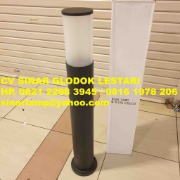 Lampu Taman Pilar Bulat 80 CM